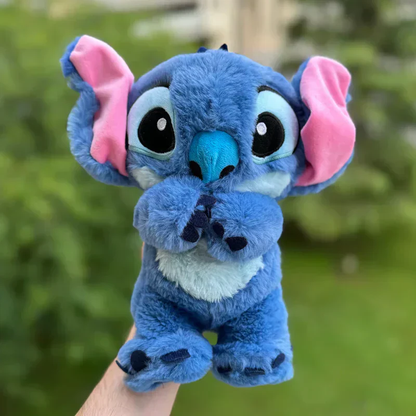 Peluche que respira Stitch con canción de cuna relajante